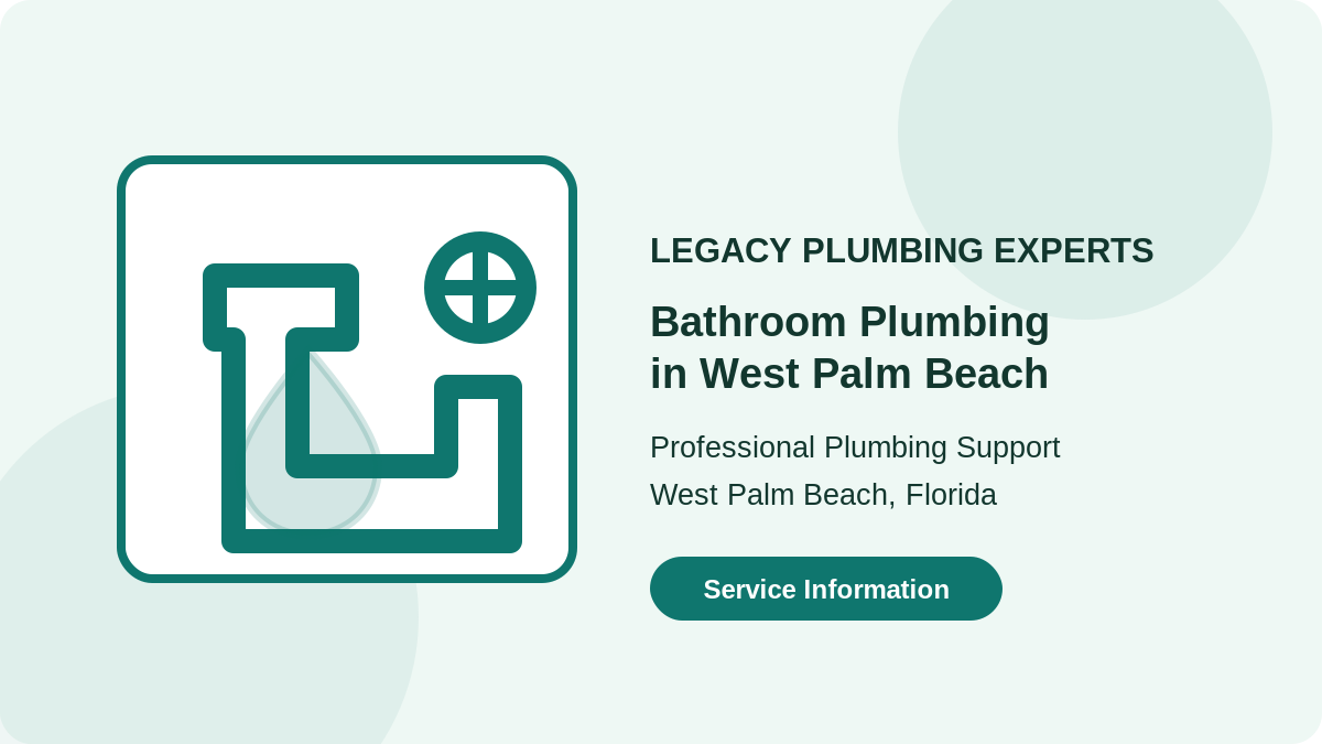Bathroom Plumbing in West Palm Beach
