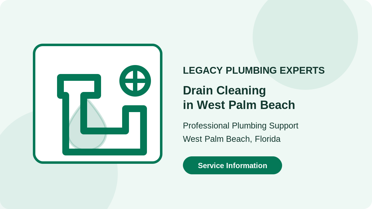 Drain Cleaning in West Palm Beach Drain Cleaning in West Palm Beach
