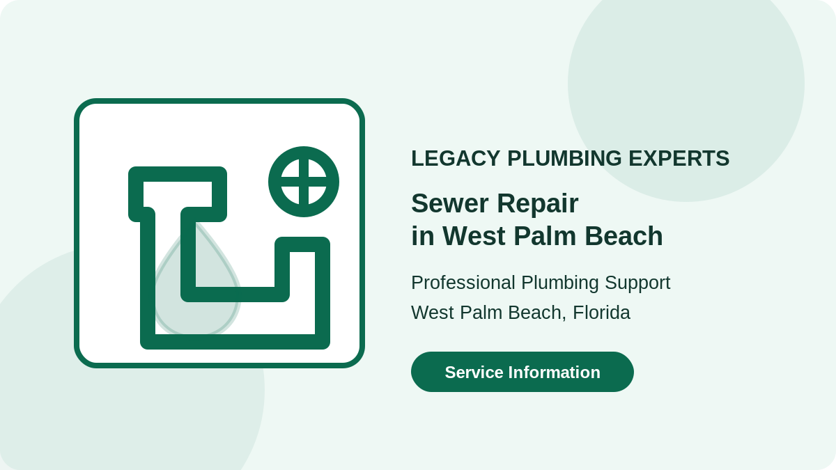 Sewer Repair in West Palm Beach