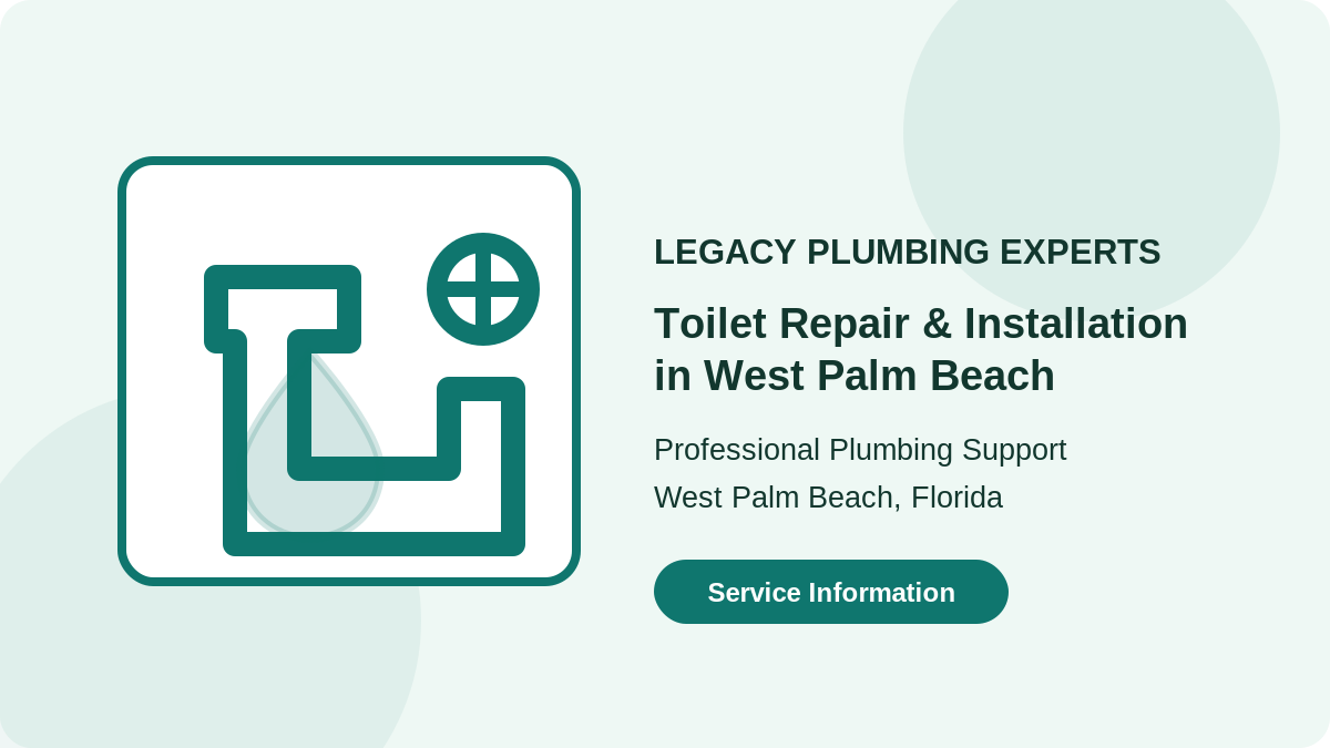 Toilet Repair & Installation in West Palm Beach Toilet Repair & Installation in West Palm Beach