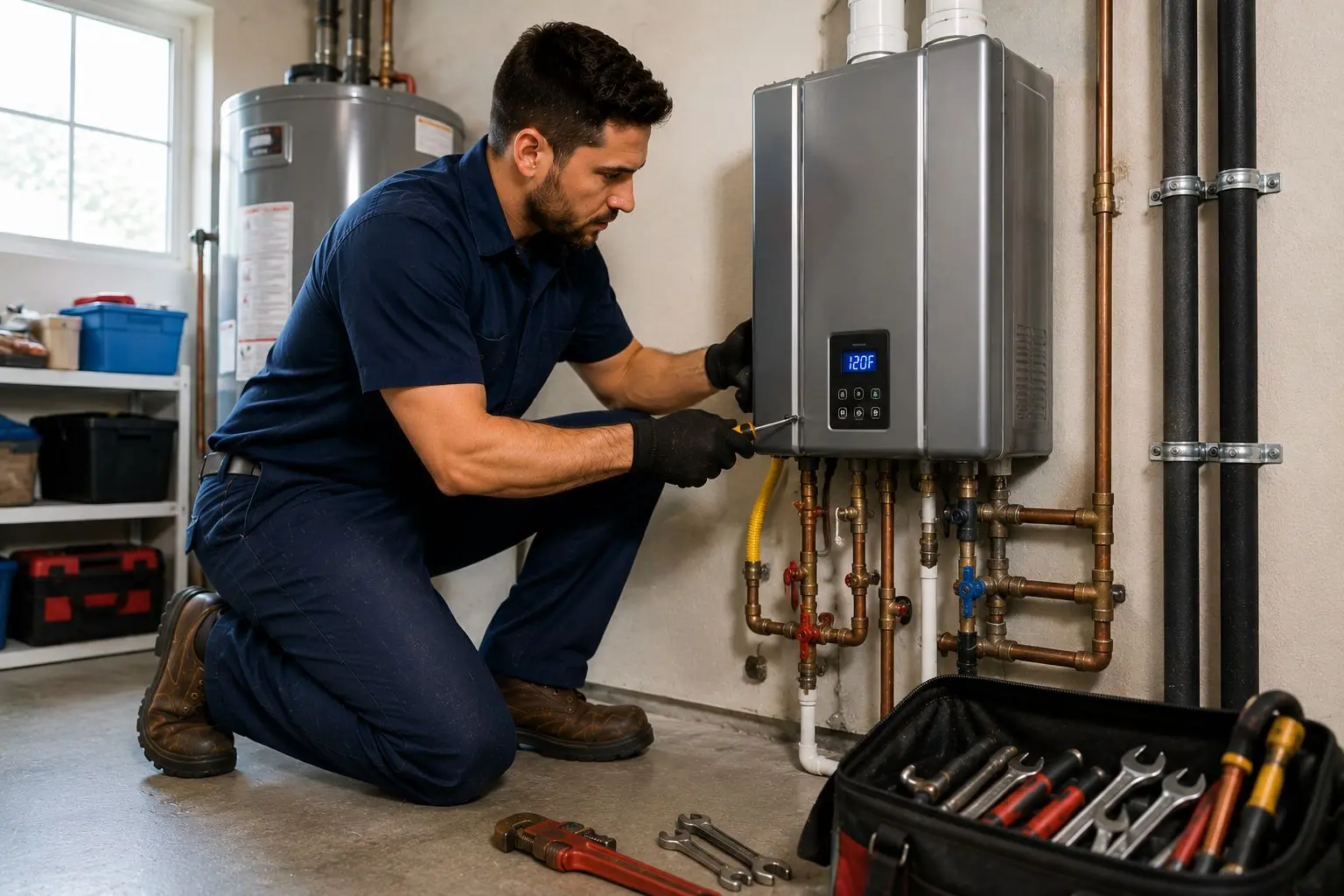 Tankless Water Heater Services in Wellington