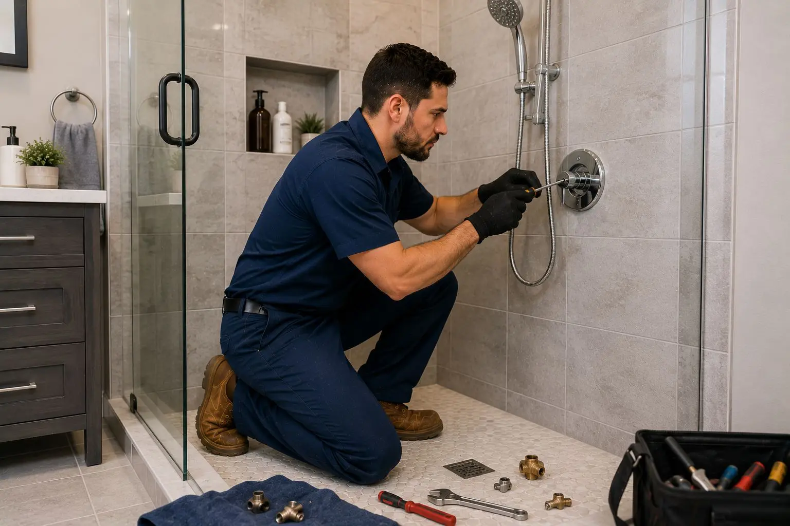 Shower Repair Installation in Wellington