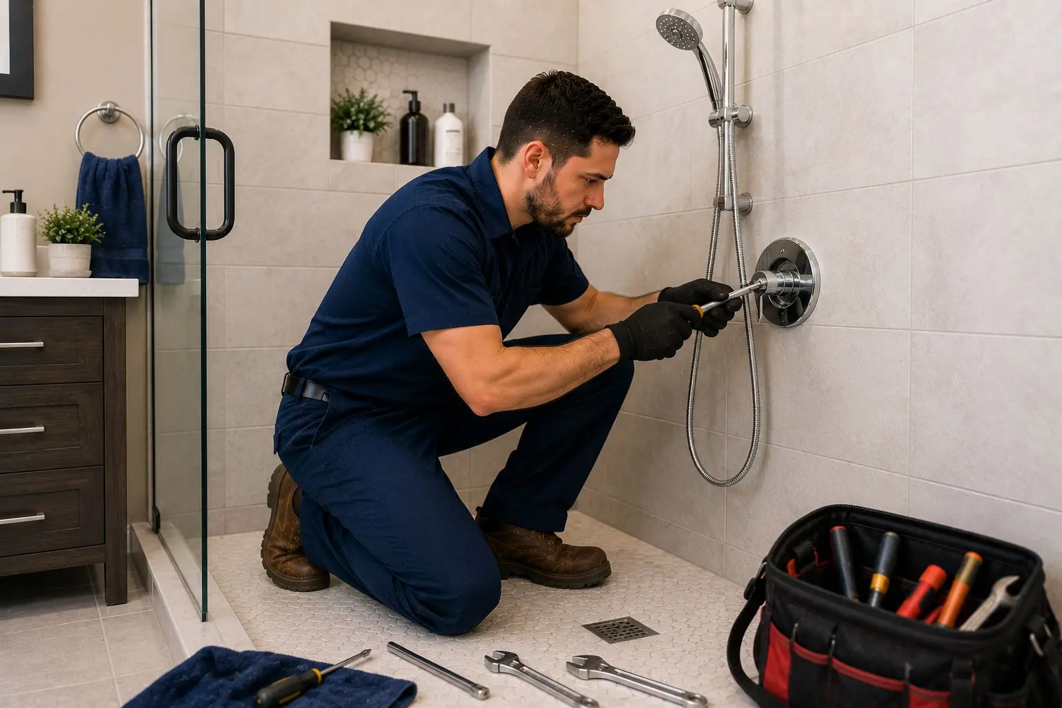 Shower Repair Installation in Wellington