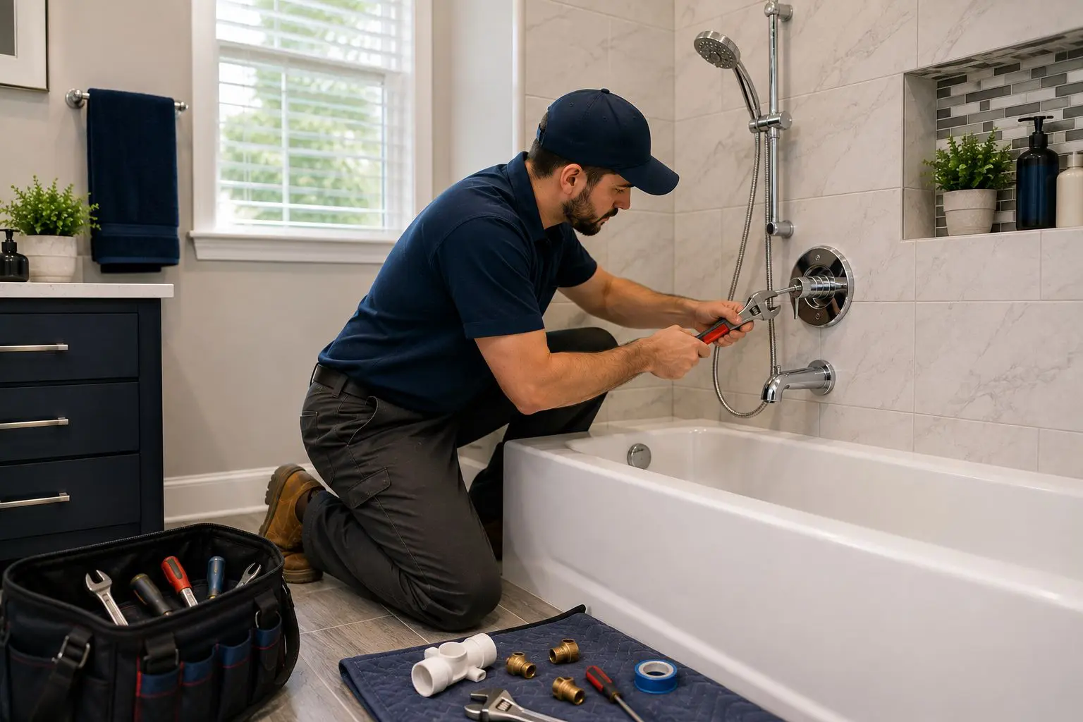 Shower Bathtub Installation in Wellington