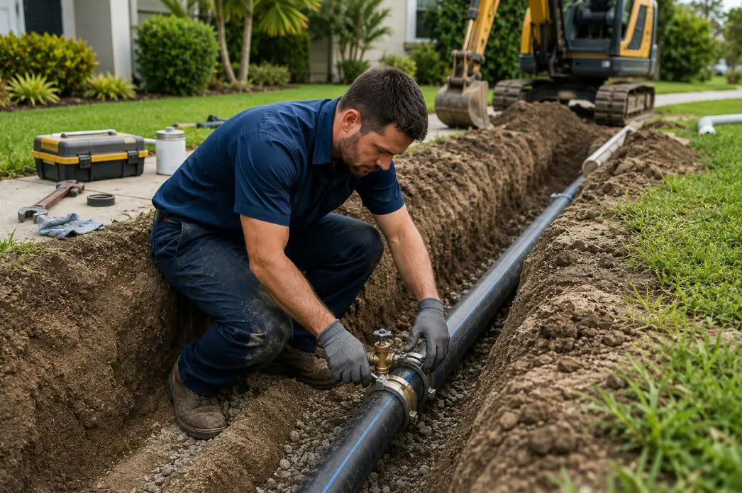 Main Water Line Replacement in Palm Beach Gardens