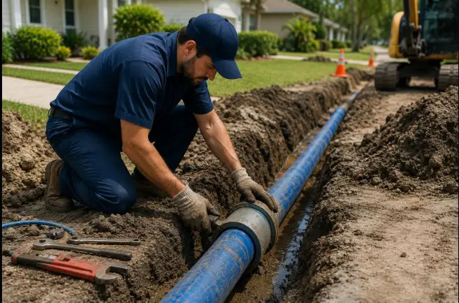 Main Water Line Replacement in Royal Palm Beach
