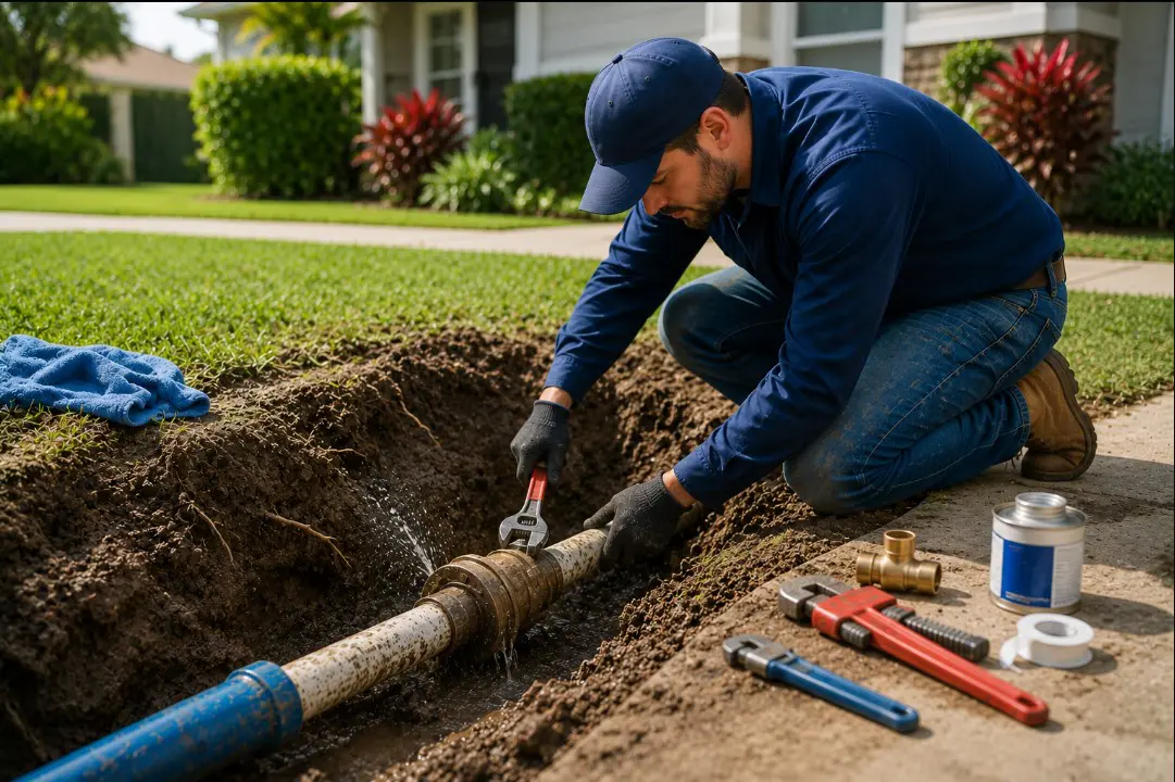 Water Line Repair in Jupiter