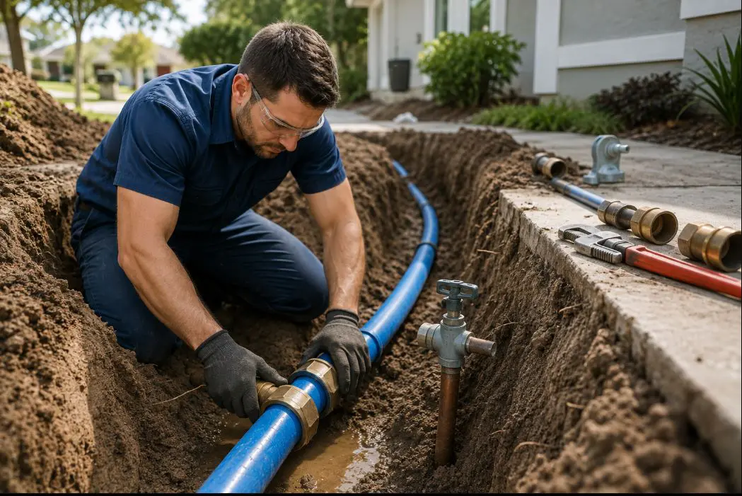 Main Water Line Replacement in Wellington