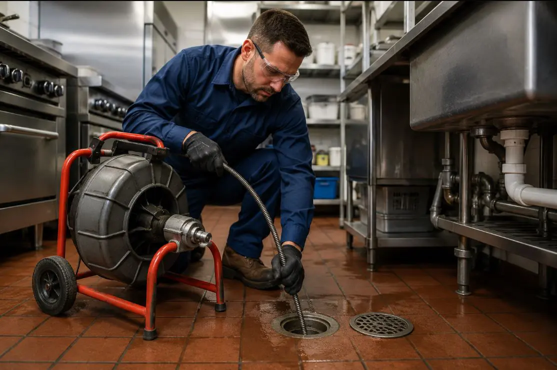 Commercial Drain Cleaning in Wellington