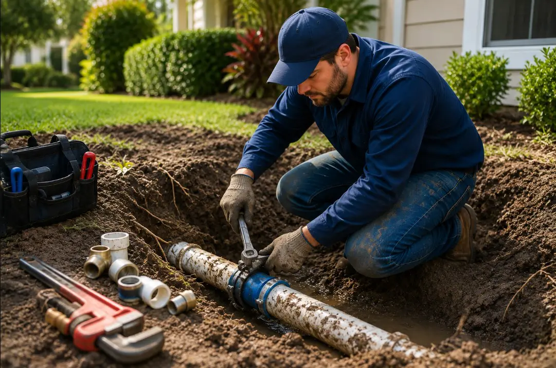 Water Line Repair in Jupiter