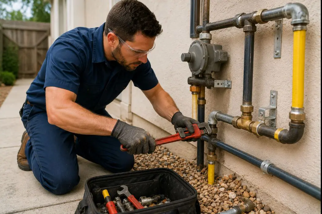 Gas Line Repair and Installation in Wellington