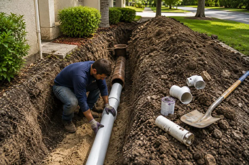 Sewer Pipe Replacement in Palm Beach Gardens