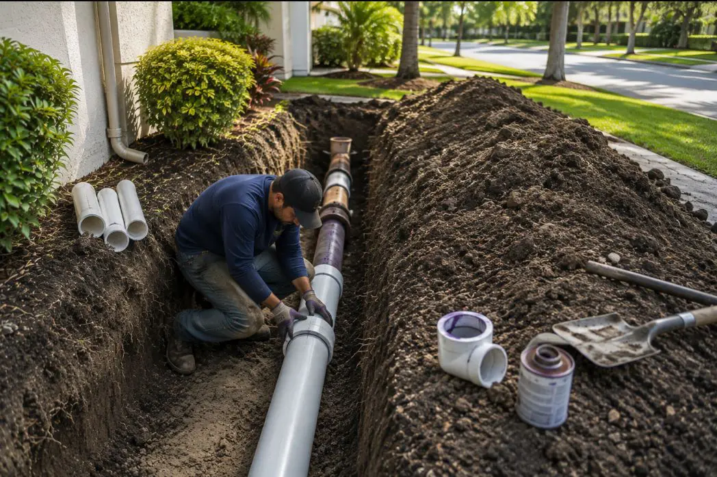 Sewer Pipe Replacement in Palm Beach Gardens