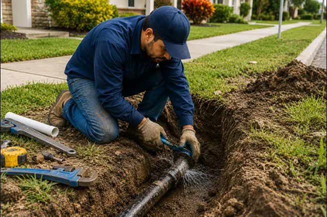 Water Line Repair in Royal Palm Beach