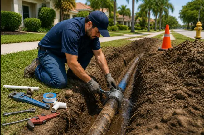 Water Line Repair in Royal Palm Beach
