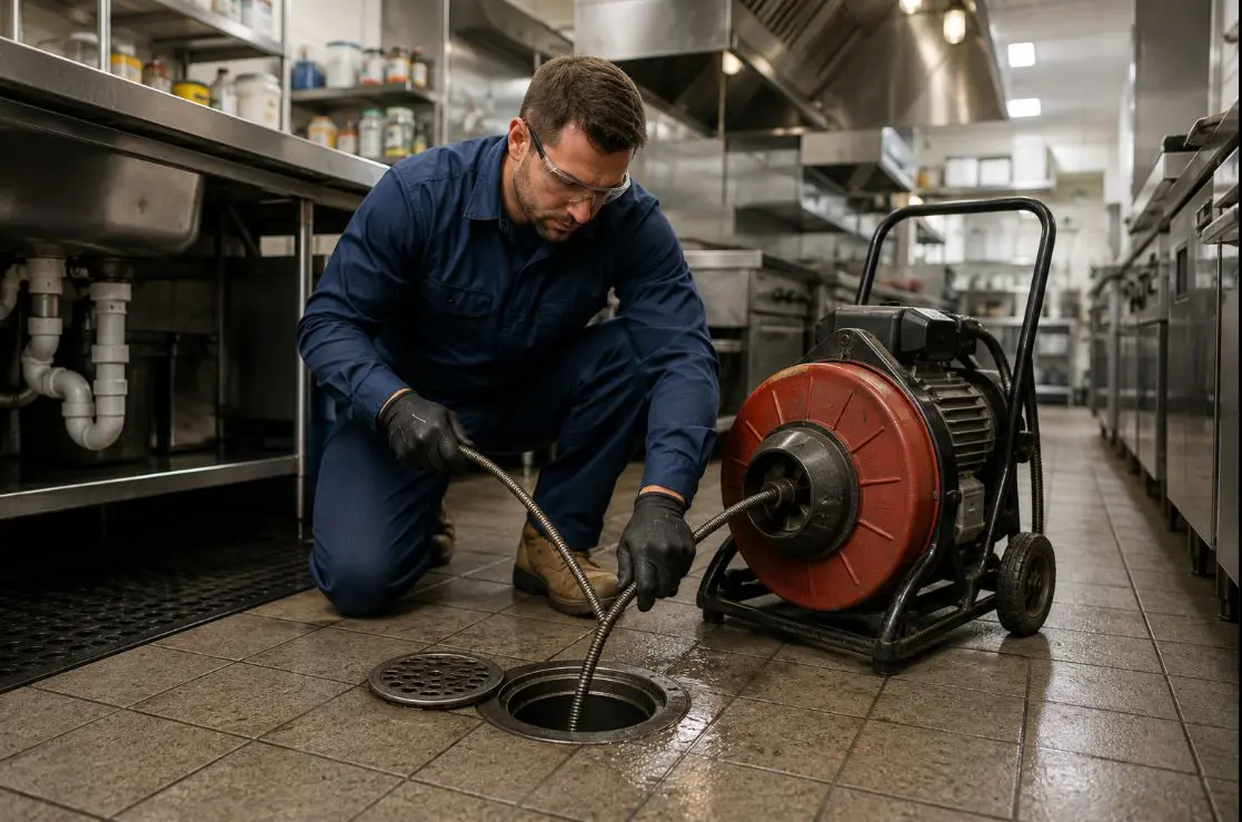 Commercial Drain Cleaning in Wellington