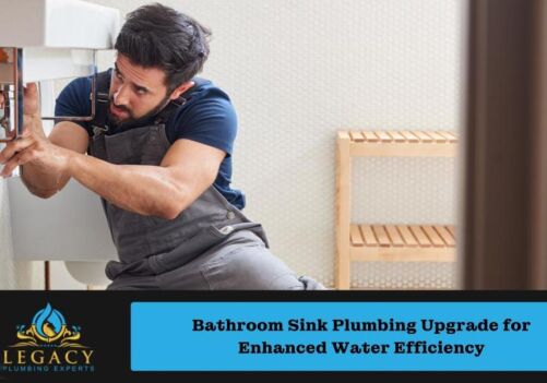Bathroom Sink Plumbing Upgrade for Enhanced Water Efficiency