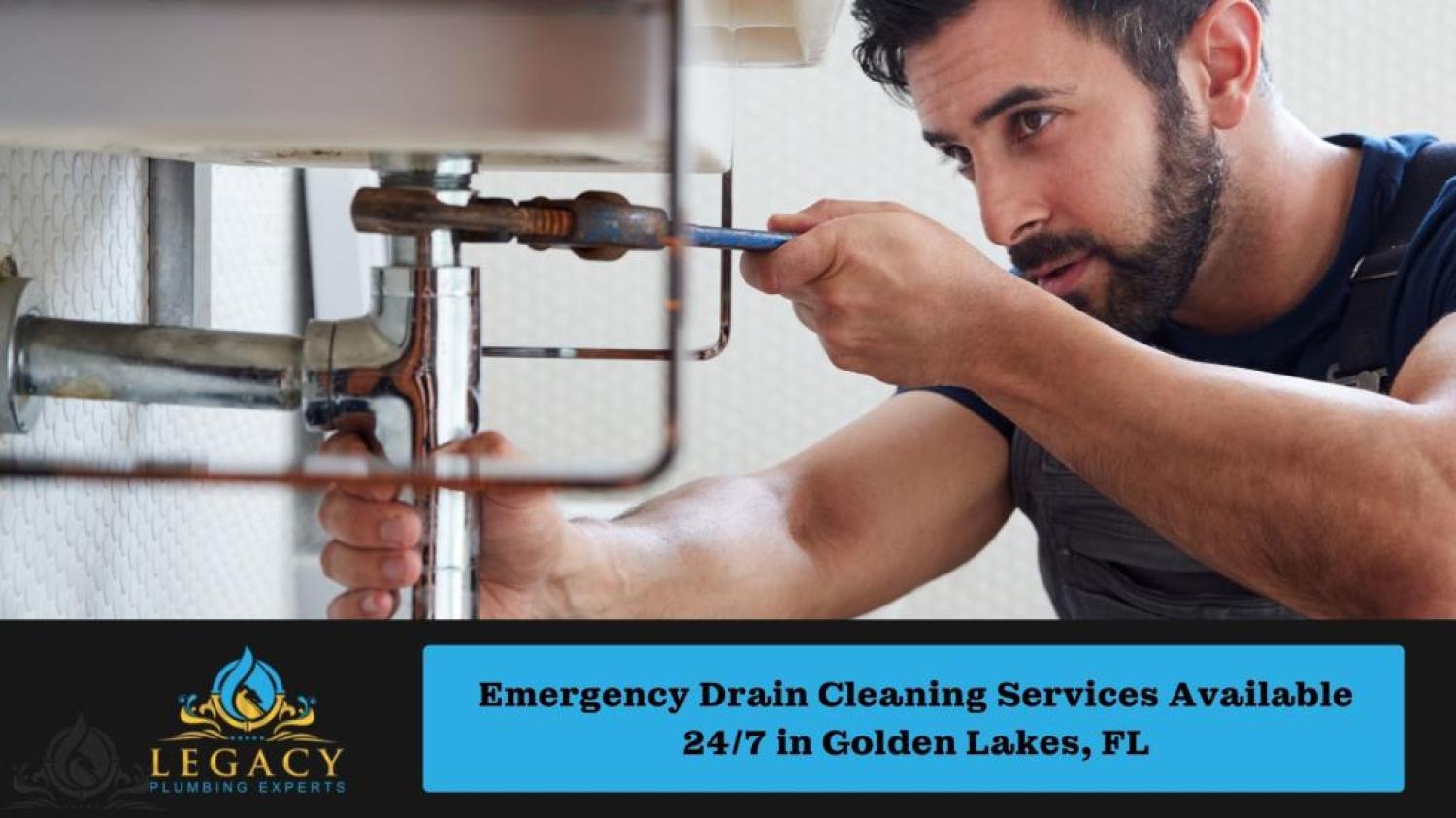 Emergency Drain Cleaning Services Available 24/7 in Golden Lakes, FL