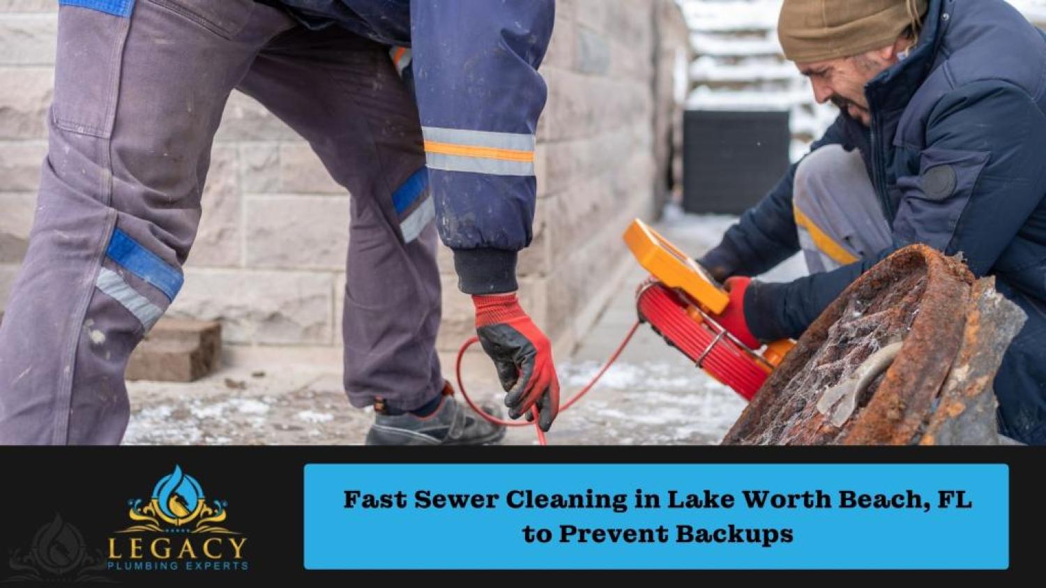 Fast Sewer Cleaning in Lake Worth Beach, FL to Prevent Backups