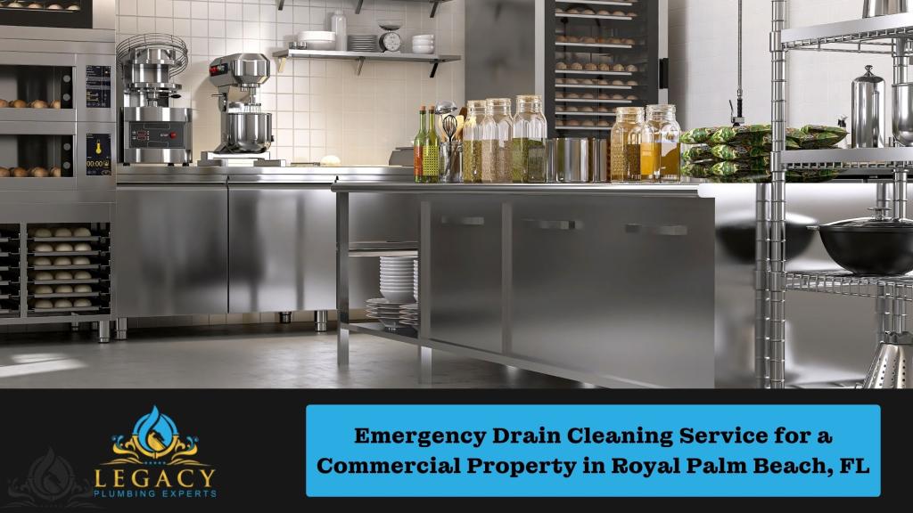 Emergency Drain Cleaning Service for a Commercial Property in Royal Palm Beach, FL