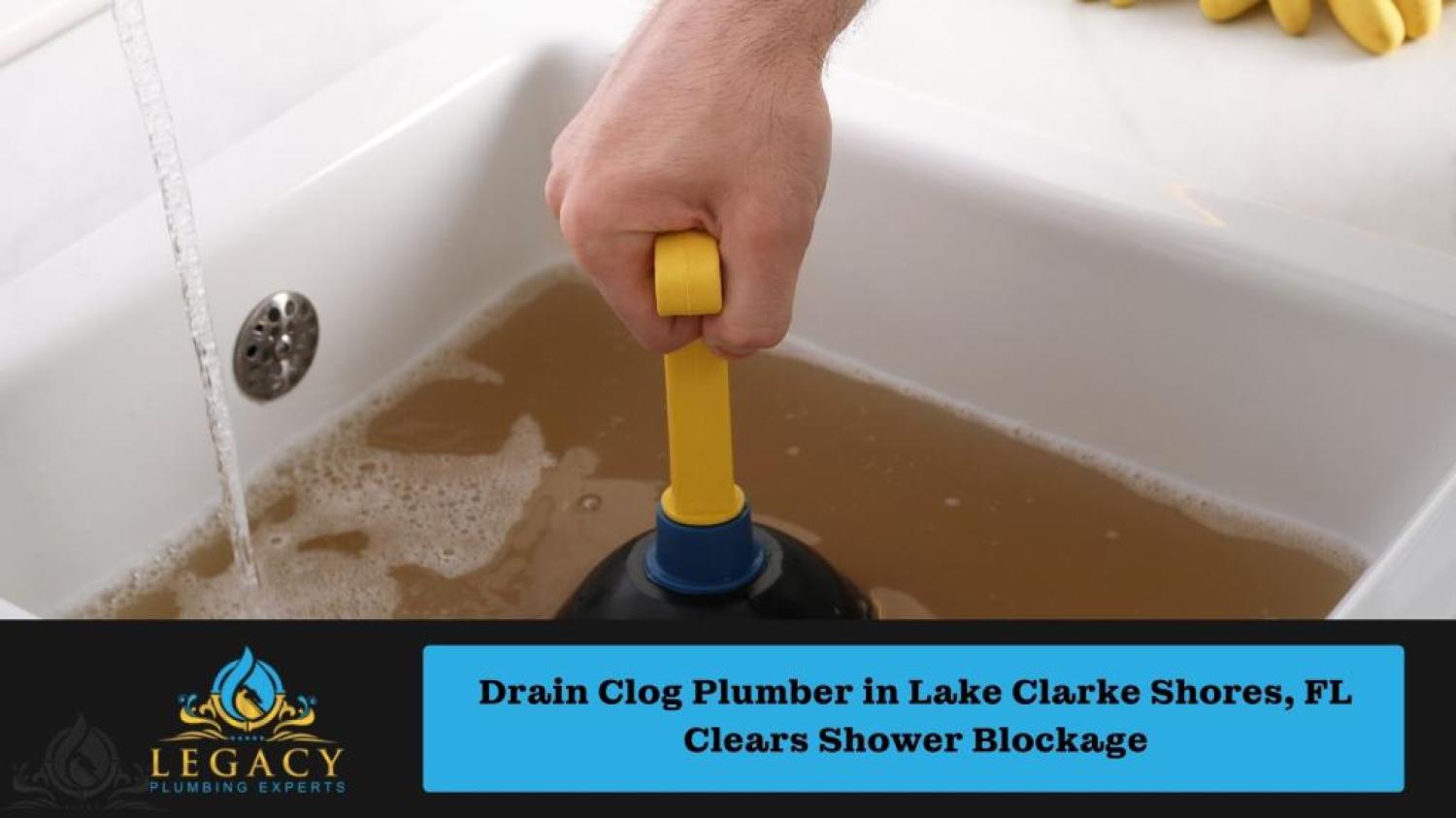 Drain Clog Plumber in Lake Clarke Shores, FL Clears Shower Blockage