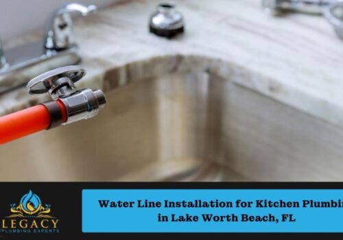 Water Line Installation for Kitchen Plumbing in Lake Worth Beach, FL