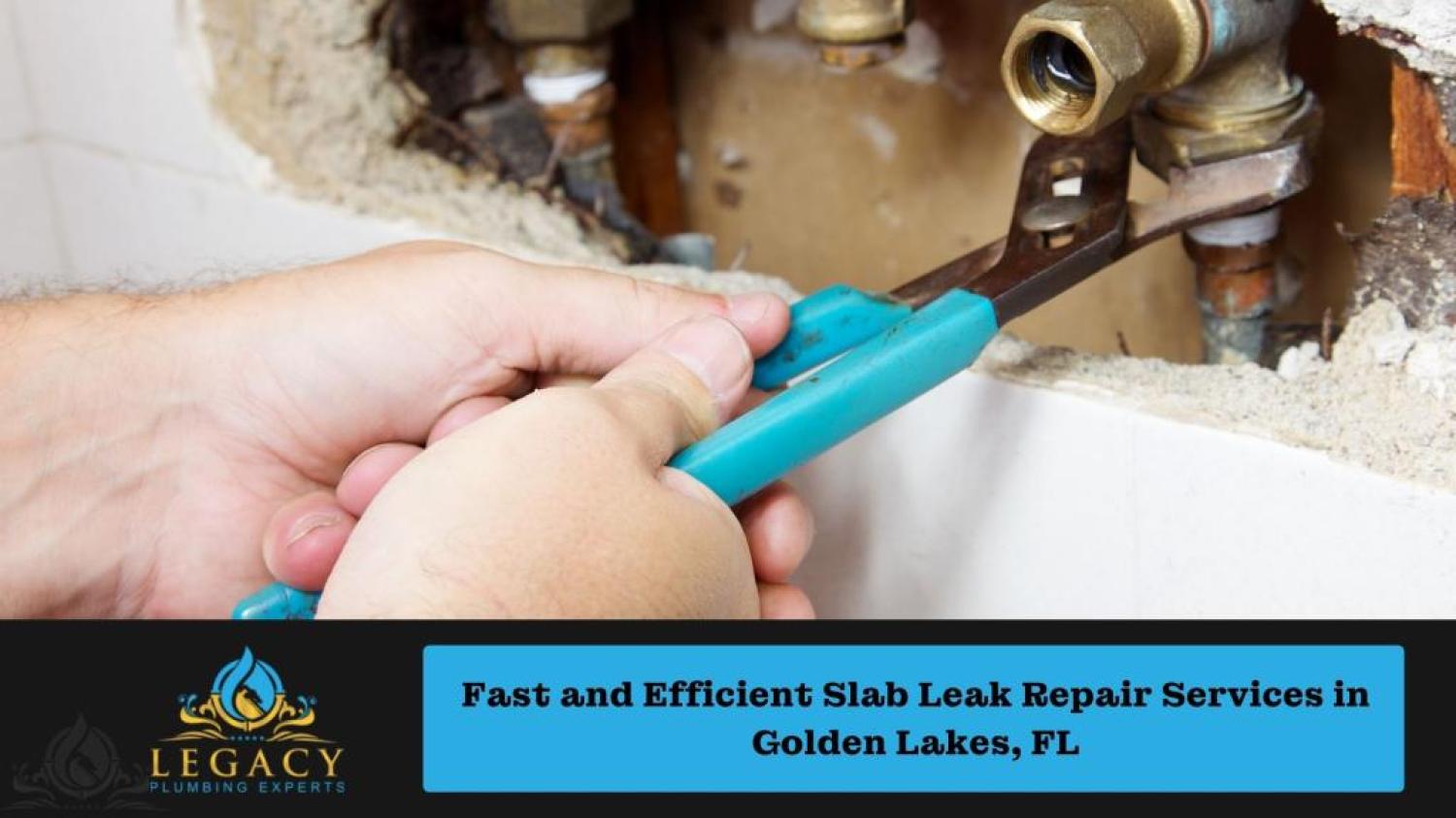 Fast and Efficient Slab Leak Repair Services in Golden Lakes, FL