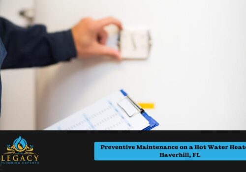 Preventive Maintenance on a Hot Water Heater in Haverhill, FL